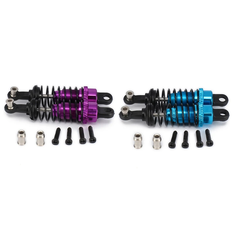 4 Pcs Oil Adjustable 65Mm Shock Absorber Damper For Rc Car 1/18 Wltoys A959 A969 A979 K929 Losi Tamiya,Purple & Blue
4 Pcs Oil Adjustable 65Mm Shock Absorber Damper For Rc Car 1/18 Wltoys A959 A969 A979 K929 Losi Tamiya,Purple & Blue