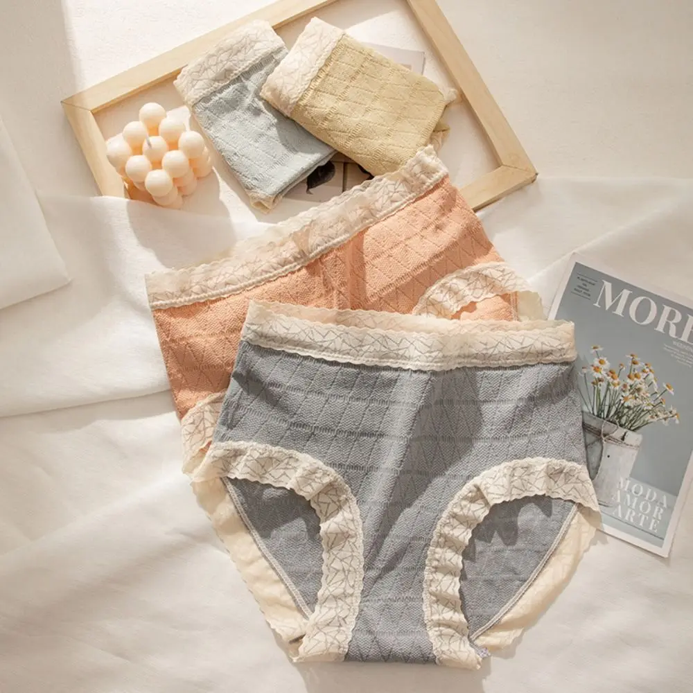 Japanese Comfortable Thin Solid Color Mesh For Girls Cotton Women Lace Panties Korean Underwear Sweet Briefs
Japanese Comfortable Thin Solid Color Mesh For Girls Cotton Women Lace Panties Korean Underwear Sweet Briefs
