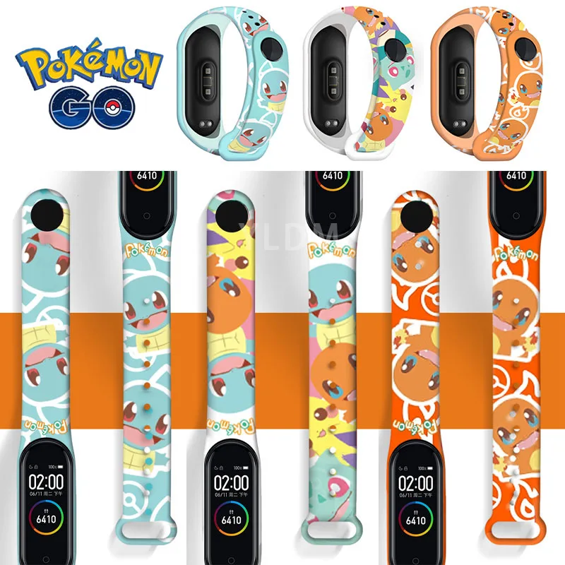 Pokemon Pikachu Squirtle Miracle Strap for Mi Band 3 4 5 6 Cartoon Printed Wristband Replacement Bracelet
Pokemon Pikachu Squirtle Miracle Strap for Mi Band 3 4 5 6 Cartoon Printed Wristband Replacement Bracelet