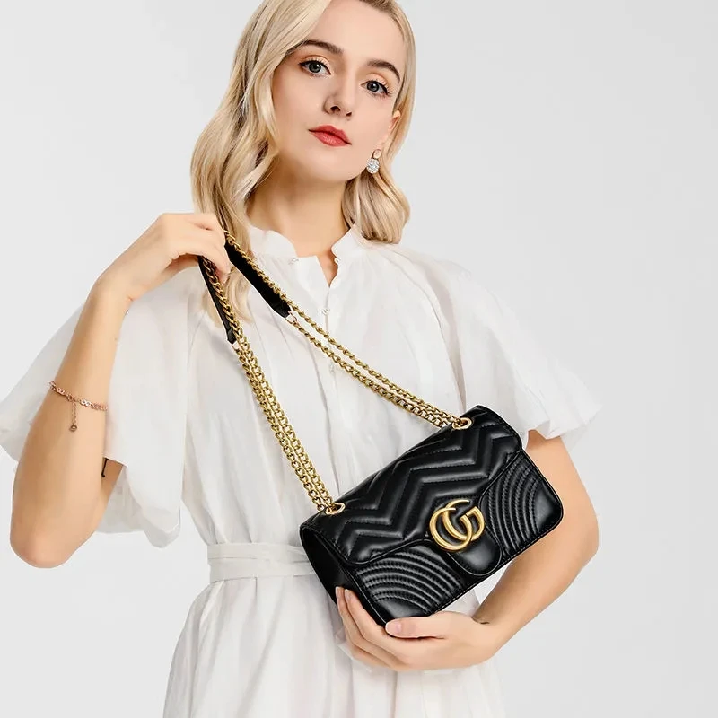 Women's Bag Vintage Luxury Design Fashion Lady cross body bag versatile Single shoulder Bag
Women's Bag Vintage Luxury Design Fashion Lady cross body bag versatile Single shoulder Bag