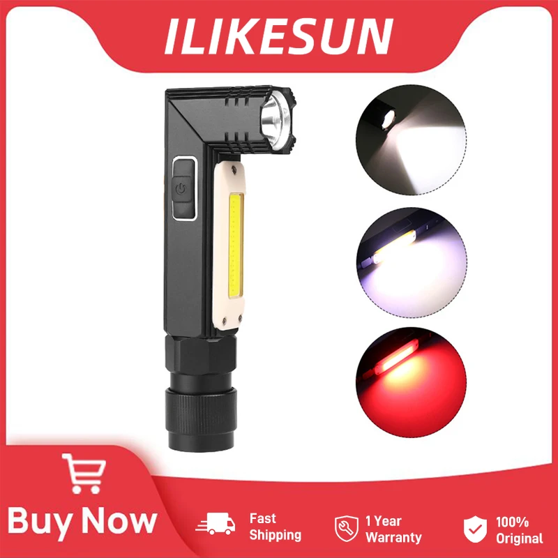 ILIKESUN XPG+COB Flashlight 90 Degree Twist Rotary Clip USB Rechargeabl Super Bright Handfree Tactical head flashlight
ILIKESUN XPG+COB Flashlight 90 Degree Twist Rotary Clip USB Rechargeabl Super Bright Handfree Tactical head flashlight