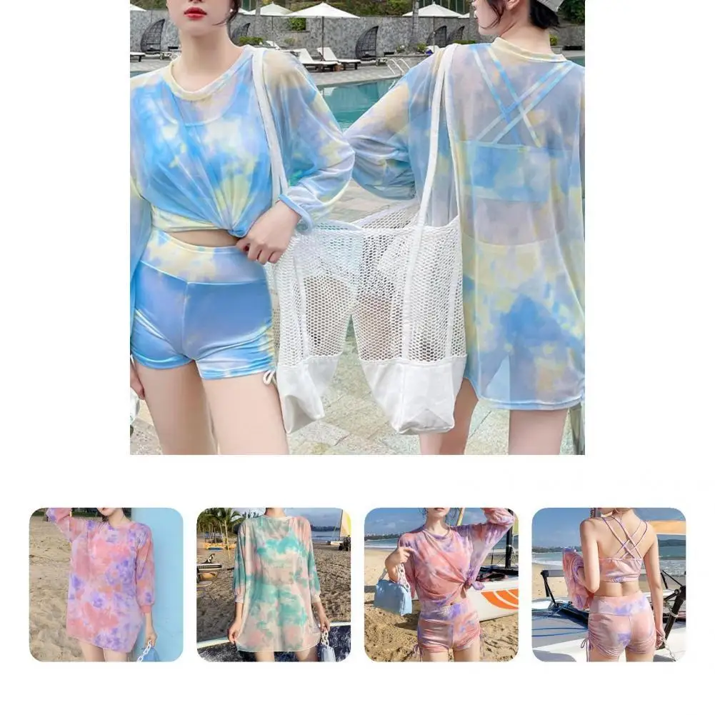 Female 3Pcs/Set Popular Lace-up Slim Swimwear Girls Split Bikini Printed for Spa
Female 3Pcs/Set Popular Lace-up Slim Swimwear Girls Split Bikini Printed for Spa
