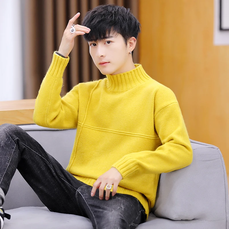 Male winter round neck long sleeve Knitted sweater men Fashion Candy colors Tide Warm Sweaters 1011
Male winter round neck long sleeve Knitted sweater men Fashion Candy colors Tide Warm Sweaters 1011