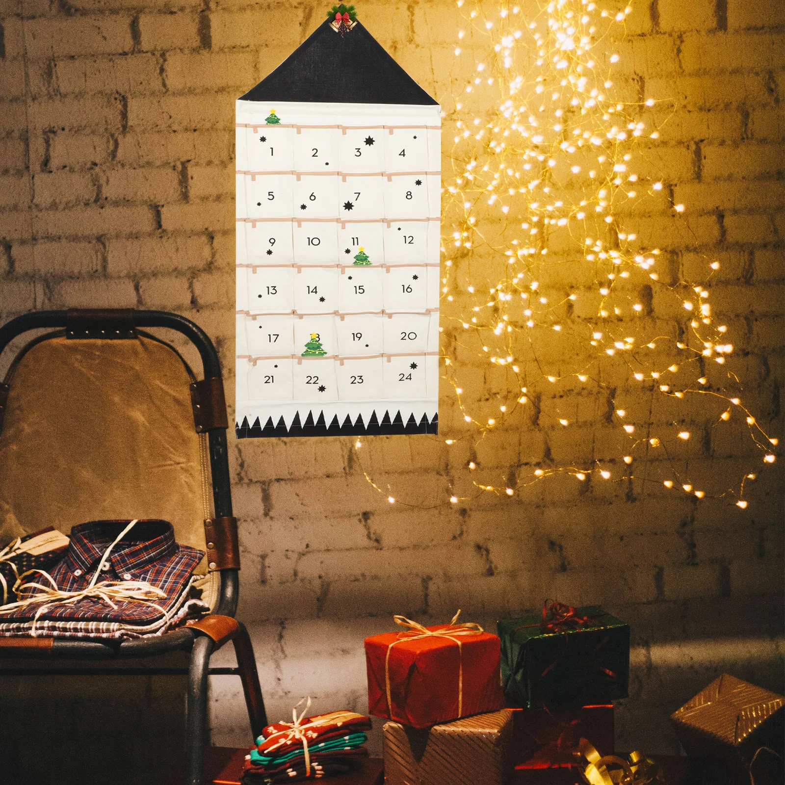 Storage Bag Hanging Pouch Pockets Organizer Wall Christmas Gift Bags Wall-mounted Multi-Pockets Advent Calendar
Storage Bag Hanging Pouch Pockets Organizer Wall Christmas Gift Bags Wall-mounted Multi-Pockets Advent Calendar