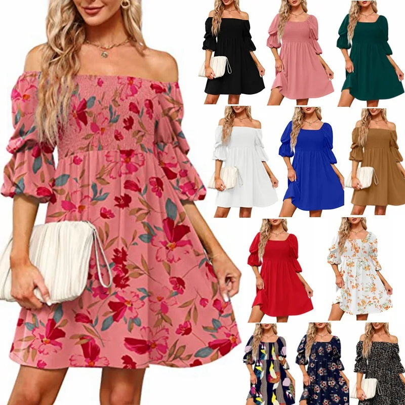 Женское летнее платье с квадратным вырезом, рукавами-фонариками и открытой спиной, 2023
Женское летнее платье с квадратным вырезом, рукавами-фонариками и открытой спиной, 2023