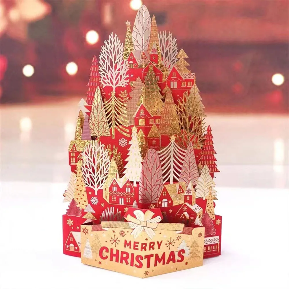 Рождественская 3D открытка
Рождественская 3D открытка