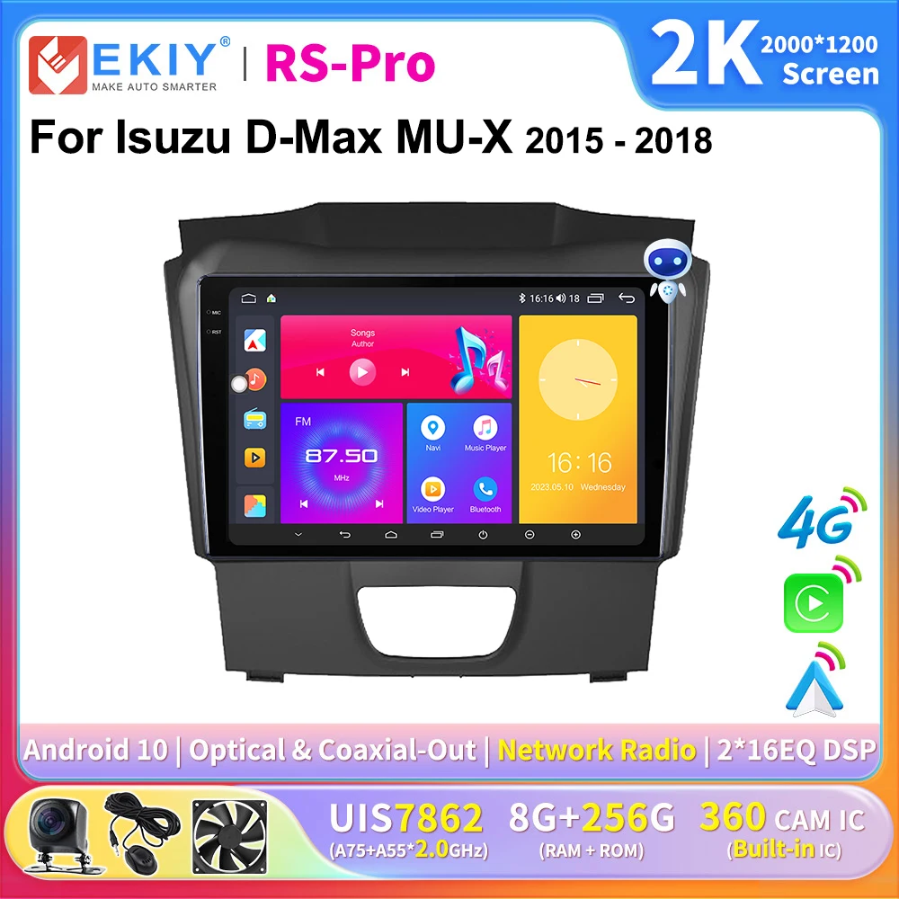 EKIY 2K экран автомобиля радио для Chevrolet TrailBlazer S-10 S10 Колорадо Isuzu D-Max 2015 - 2018 Android Авто Carplay навигация GPS
EKIY 2K экран автомобиля радио для Chevrolet TrailBlazer S-10 S10 Колорадо Isuzu D-Max 2015 - 2018 Android Авто Carplay навигация GPS
