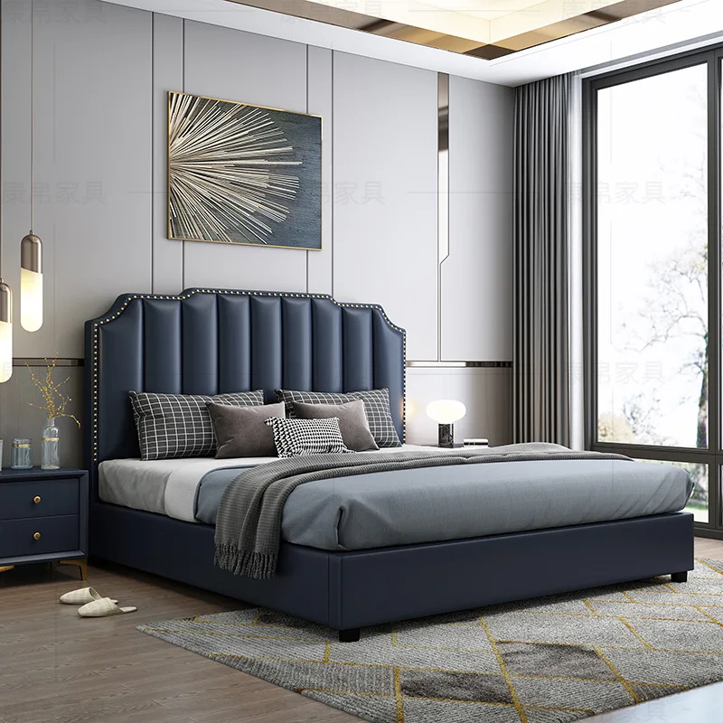 Hong Kong Style Light luxury net red bed double bed wedding bed master bedroom soft bed modern style bed simple leather bed
Hong Kong Style Light luxury net red bed double bed wedding bed master bedroom soft bed modern style bed simple leather bed