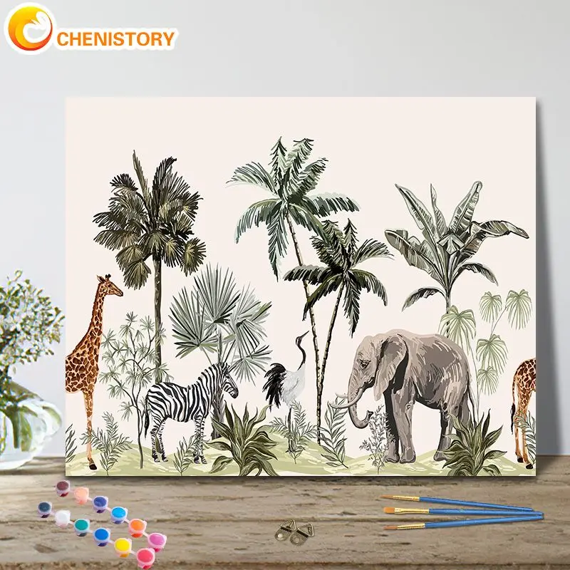 CHENISTORY Elephant Zebra Giraffe Painting By Numbers Animals On Canvas Pictures By Numbers Home Decoration Diy Minimalism Style
CHENISTORY Elephant Zebra Giraffe Painting By Numbers Animals On Canvas Pictures By Numbers Home Decoration Diy Minimalism Style