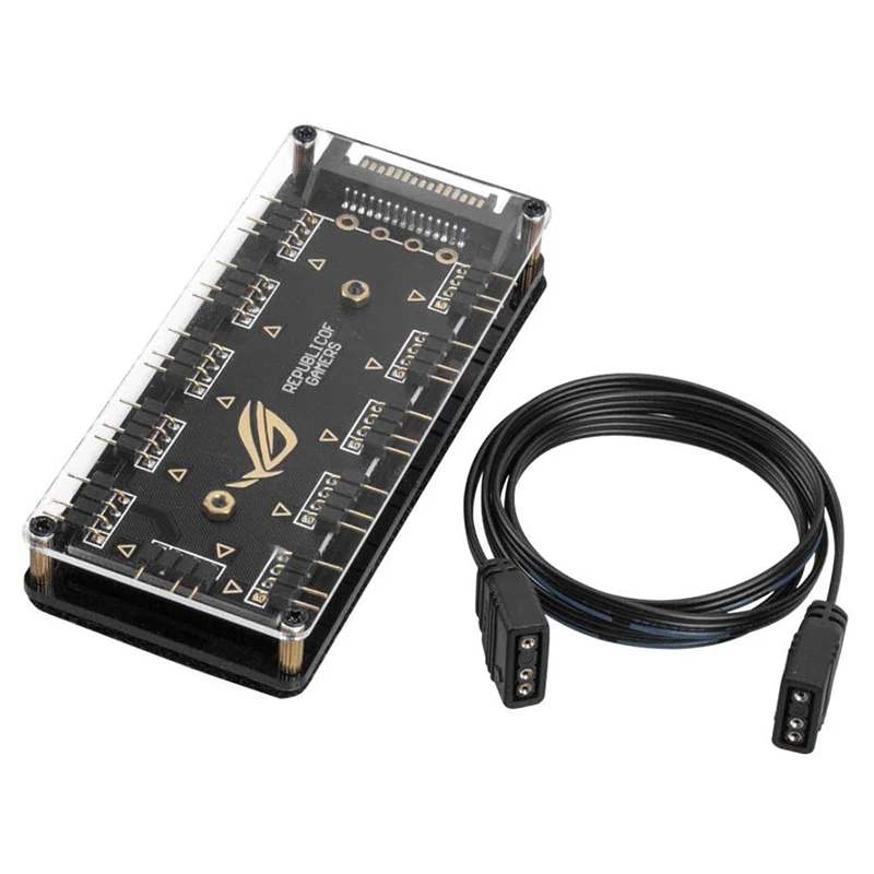 Разветвитель 5В 3Pin RGB светодиодный, 10-портовый хаб с удлинителем 50 см 3Pin, идеально подходит для многих RGB
Разветвитель 5В 3Pin RGB светодиодный, 10-портовый хаб с удлинителем 50 см 3Pin, идеально подходит для многих RGB