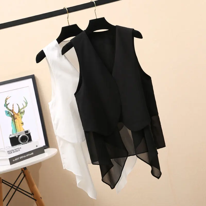 Fashion Women's Chiffon Vest Thin Cardigan Sleeveless Jacket Korean Jacket Leisure Cheap Wholesale Free Shipping Waistcoat New
Fashion Women's Chiffon Vest Thin Cardigan Sleeveless Jacket Korean Jacket Leisure Cheap Wholesale Free Shipping Waistcoat New