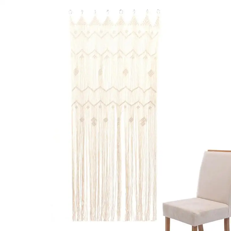 Bohemian Handmade Macrame Curtain Bohemian Wedding Backdrop Cotton Rope Photo Backdrop Macrame Wall Hanging Tapestry 200x85cm
Bohemian Handmade Macrame Curtain Bohemian Wedding Backdrop Cotton Rope Photo Backdrop Macrame Wall Hanging Tapestry 200x85cm