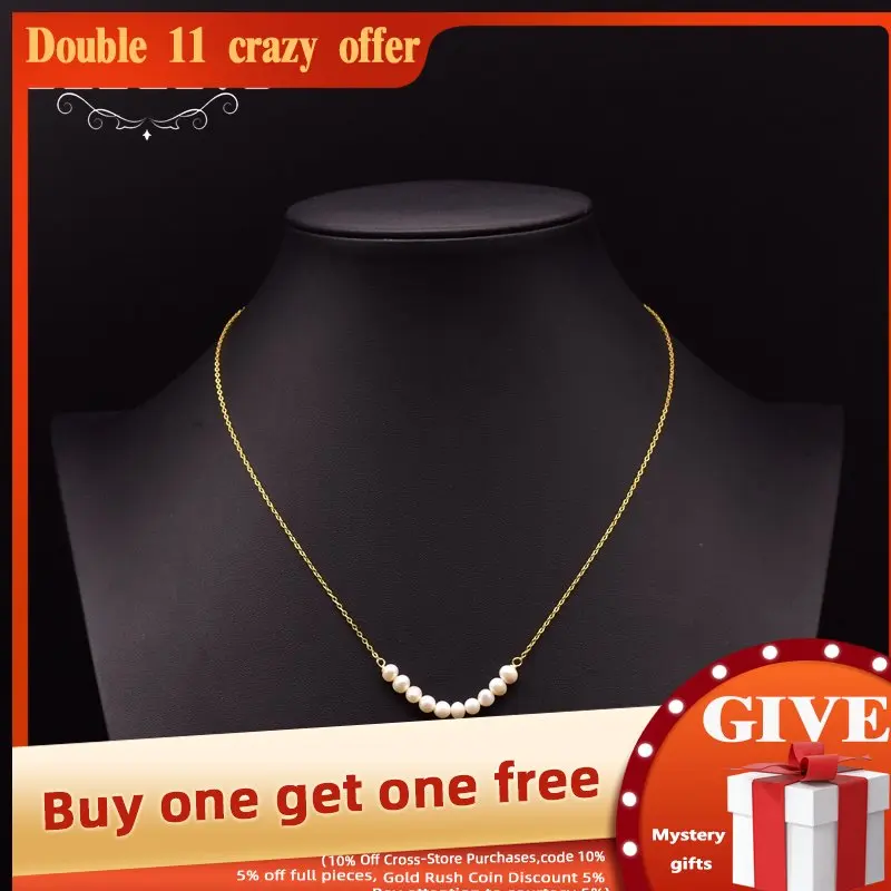 GLSEEVO 925 Sterling Silver Natural Fresh Water Pearl Pendant Necklace For Women Gift Wedding Party Fine Jewelry Collares GN0093
GLSEEVO 925 Sterling Silver Natural Fresh Water Pearl Pendant Necklace For Women Gift Wedding Party Fine Jewelry Collares GN0093
