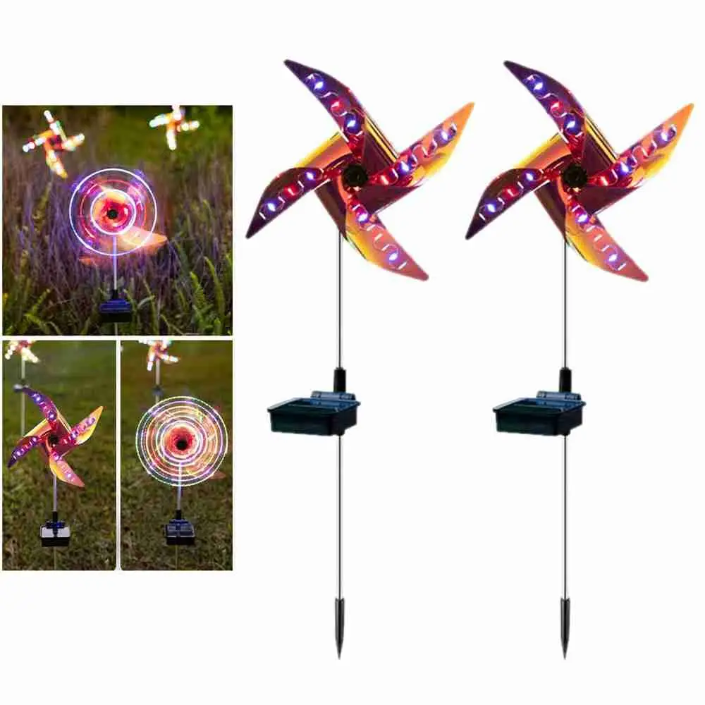 Garden Garden Decor Lawn Lighting Courtyard Decoration Wind turn Windmill Pinwheels Light Solar Wind Spinner Lights
Garden Garden Decor Lawn Lighting Courtyard Decoration Wind turn Windmill Pinwheels Light Solar Wind Spinner Lights