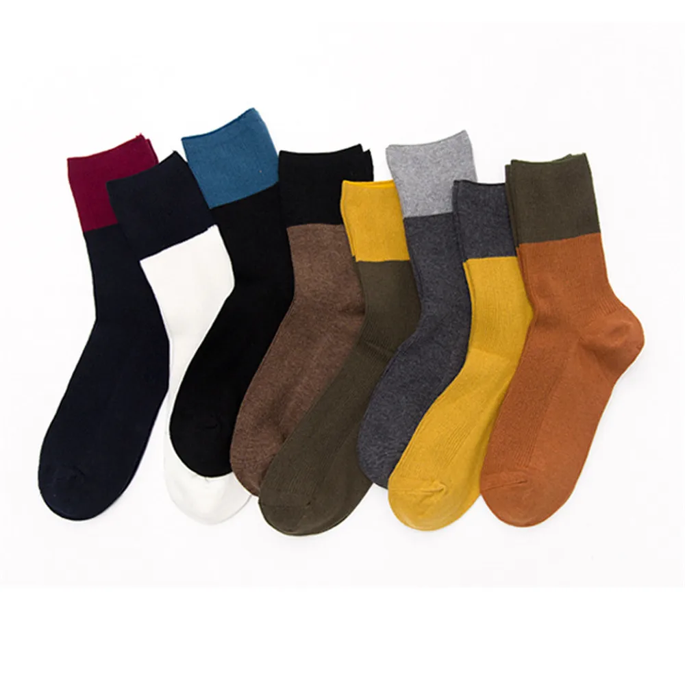 1 Pair Retro Harajuku Japanese Long Socks Women's Knitting Patchwork Middle Tube Cotton Socks Men Autumn Winter Hosiery
1 Pair Retro Harajuku Japanese Long Socks Women's Knitting Patchwork Middle Tube Cotton Socks Men Autumn Winter Hosiery