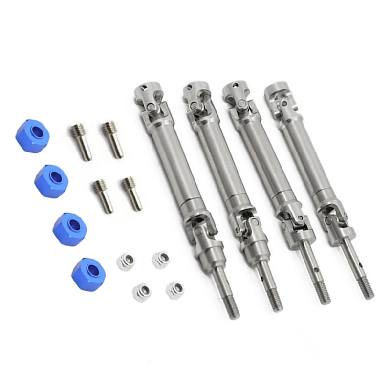 4Pcs Steel Front And Rear Drive Shaft CVD For 1/10 Traxxas Slash Rustler Stampede Hoss VXL 4X4 RC Car Upgrade Parts
4Pcs Steel Front And Rear Drive Shaft CVD For 1/10 Traxxas Slash Rustler Stampede Hoss VXL 4X4 RC Car Upgrade Parts