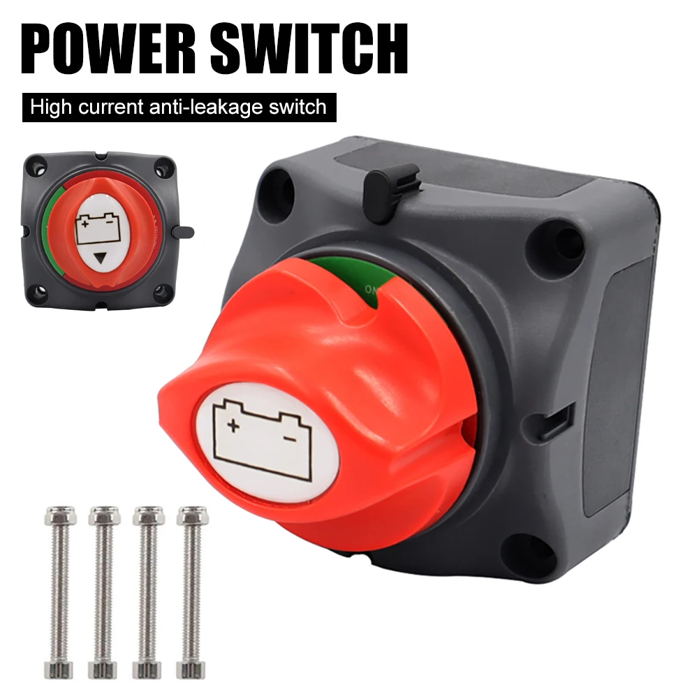 275A-455A Car Battery Power Cut-Off Switch 12V-48V Disconnector ON/OFF 2 Position Isolator for Marine Boat Vehicles RV ATV UTV
275A-455A Car Battery Power Cut-Off Switch 12V-48V Disconnector ON/OFF 2 Position Isolator for Marine Boat Vehicles RV ATV UTV