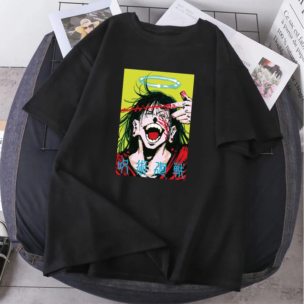 Jujutsu Kaisen Anime Poster T Shirts Male Y2K Fashion Tee Cotton Short Sleeve Top Tees Summer Oversize Men Women Unisex T-Shirt
Jujutsu Kaisen Anime Poster T Shirts Male Y2K Fashion Tee Cotton Short Sleeve Top Tees Summer Oversize Men Women Unisex T-Shirt
