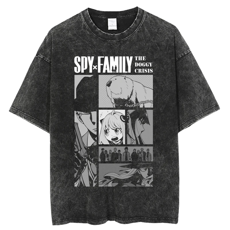 Hot Anime Spy X Family Washed T Shirt Anya Forgeri Summer T Shirt Cotton Oversized Short Sleeve Fashion Streetwear Unisex Tshirt
Hot Anime Spy X Family Washed T Shirt Anya Forgeri Summer T Shirt Cotton Oversized Short Sleeve Fashion Streetwear Unisex Tshirt