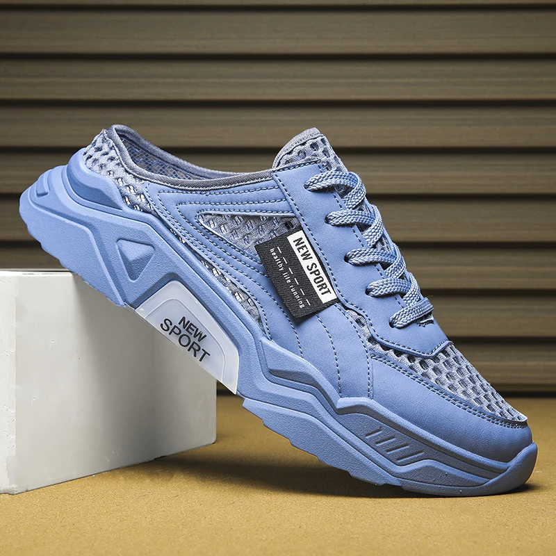 Новинка 2023, модная повседневная обувь для мужчин, летние мужские полутапочки, дышащая мужская обувь на плоской подошве со шнуровкой
Новинка 2023, модная повседневная обувь для мужчин, летние мужские полутапочки, дышащая мужская обувь на плоской подошве со шнуровкой