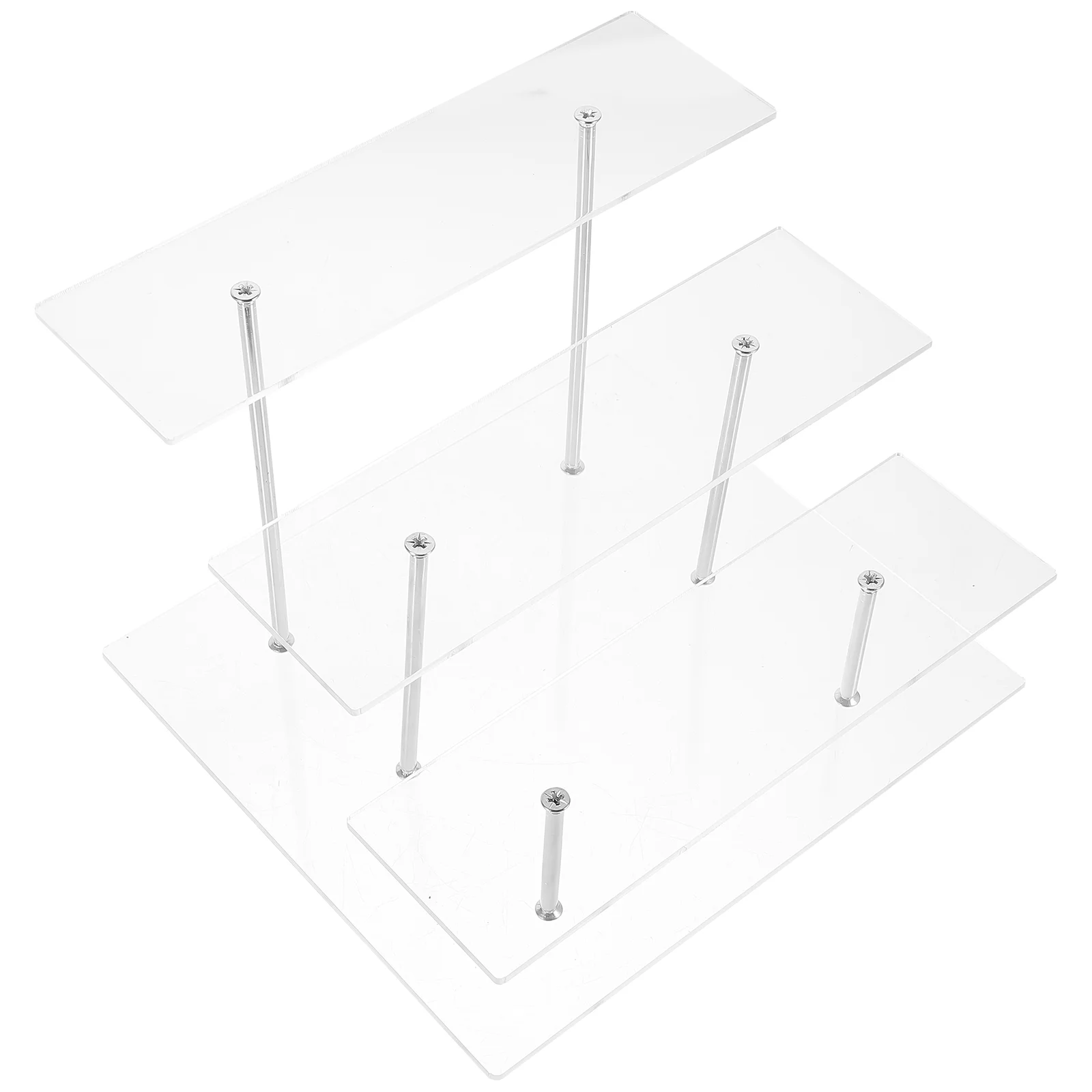 Display Stand Acrylic Shelf Rack Organizer Perfume Holder Collection Jewelry Riser Figure Clear Dessert Storage Model Tier
Display Stand Acrylic Shelf Rack Organizer Perfume Holder Collection Jewelry Riser Figure Clear Dessert Storage Model Tier