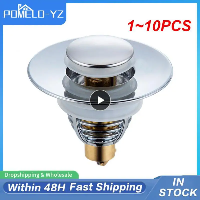 1~10PCS Press Bounce Basin -up Drain Filter Bathroom Shower Sink Filter Plug Hair Extension Bath Plug Kitchen Bathtub Stopper
1~10PCS Press Bounce Basin -up Drain Filter Bathroom Shower Sink Filter Plug Hair Extension Bath Plug Kitchen Bathtub Stopper