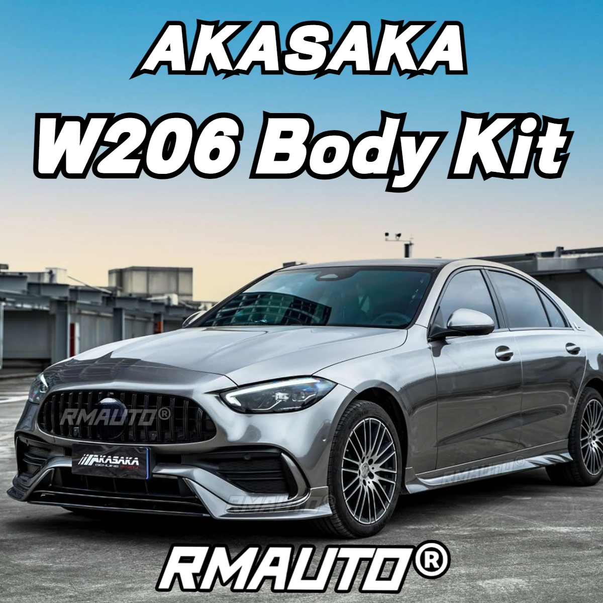 Сплиттер для переднего бампера AKASAKA W206, комплект для боковой юбки, задний спойлер, гоночный гриль для Mercedes Benz C Class W206 2021-2023
Сплиттер для переднего бампера AKASAKA W206, комплект для боковой юбки, задний спойлер, гоночный гриль для Mercedes Benz C Class W206 2021-2023