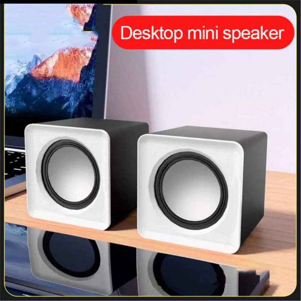 

Mini Computer Speaker USB Wired Speakers Universal Stereo Sound Surround Loudspeaker For PC Laptop Notebook