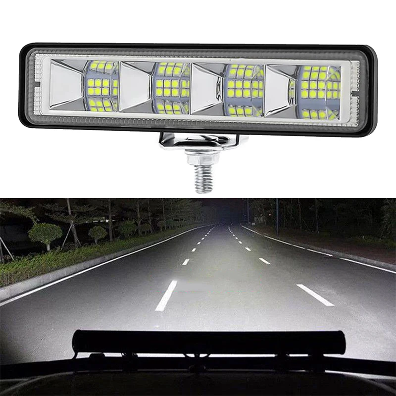 24 LED Car LED Work Light DRL Spotlight 72W High Bright Waterproof Universal Auto Offroad SUV Truck Headlights Driving Lamp
24 LED Car LED Work Light DRL Spotlight 72W High Bright Waterproof Universal Auto Offroad SUV Truck Headlights Driving Lamp