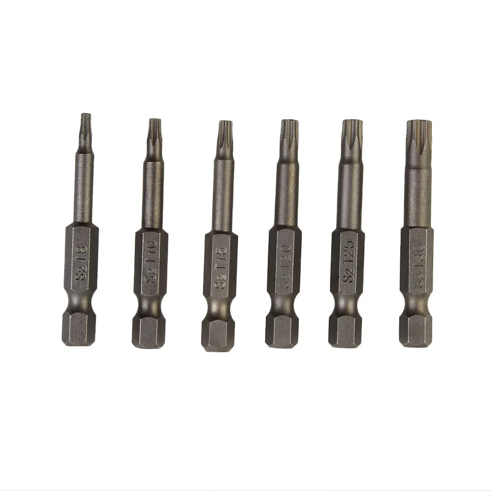 6 шт., биты для отверток, 50 мм, шестигранный хвостовик 1/4 ", T8 T10 T15 T20 T25 T30
6 шт., биты для отверток, 50 мм, шестигранный хвостовик 1/4 ", T8 T10 T15 T20 T25 T30