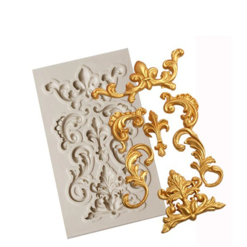 Plaster Molds Silicone Baroque Scroll Relief Border Mould Flower Lace Frame Fondant Polymer Clay Resin Mold Cake Decorating Tool
Plaster Molds Silicone Baroque Scroll Relief Border Mould Flower Lace Frame Fondant Polymer Clay Resin Mold Cake Decorating Tool