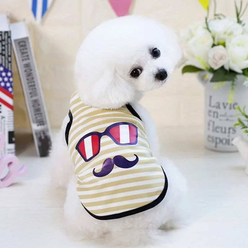 Spring and Summer Pet Clothes Fashionable Cotton Dog Undershirt Chenery Chihuahua Small Dog Clothes Luxury Dog Vest Pet Supplies
Spring and Summer Pet Clothes Fashionable Cotton Dog Undershirt Chenery Chihuahua Small Dog Clothes Luxury Dog Vest Pet Supplies