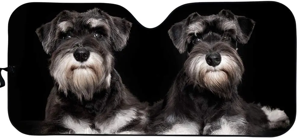 ELEQIN Car Windshield Sunshade, Keeps Out UV Rays, Protectors Vehicle Interior,Funny Schnauzer Printed Car Sun Visor Black
ELEQIN Car Windshield Sunshade, Keeps Out UV Rays, Protectors Vehicle Interior,Funny Schnauzer Printed Car Sun Visor Black