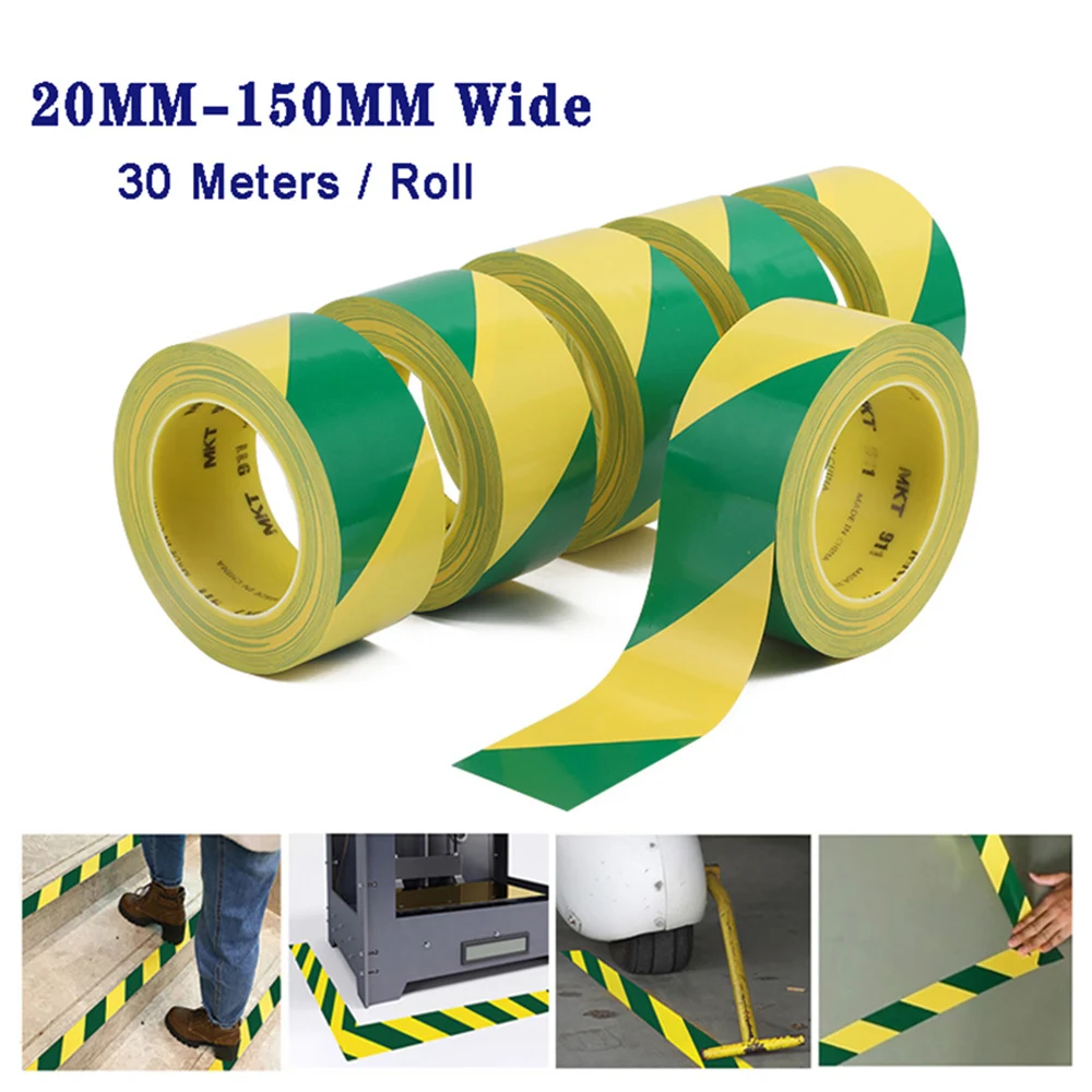 1Roll Green-yellow 30Meters Multicolor Barrier Tape PVC Floor Warehouse Hazard Marking Safety Warning Tape Self Adhesive Tapes
1Roll Green-yellow 30Meters Multicolor Barrier Tape PVC Floor Warehouse Hazard Marking Safety Warning Tape Self Adhesive Tapes