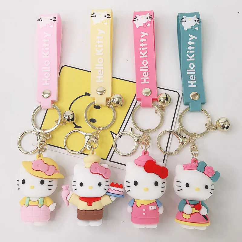 Hello Kitty Bag Pendant Cartoon Cute Keychain Creative Couple Schoolbag Car Keychain Pendant Small Gift Keychain
Hello Kitty Bag Pendant Cartoon Cute Keychain Creative Couple Schoolbag Car Keychain Pendant Small Gift Keychain
