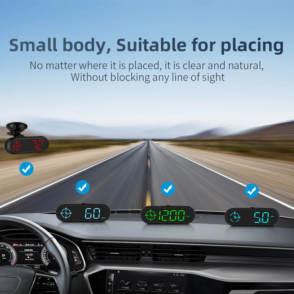 G9 GPS HUD Speedometer LED Auto Head Up Display On-Board Computer 10Hz Dual-mode Chip Disaplay Car Truck Electronic Accessories
G9 GPS HUD Speedometer LED Auto Head Up Display On-Board Computer 10Hz Dual-mode Chip Disaplay Car Truck Electronic Accessories