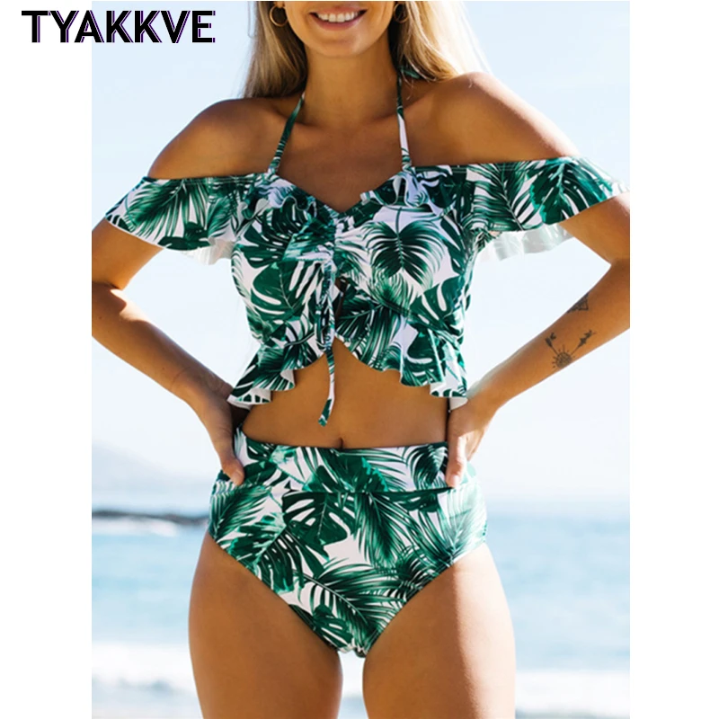 High Waist Swimwear 2022 New Sexy Ruffle Women Swimsuits Leaves Print Bikini Set Female Brazilian Bathing Suit Biquini S-XL
High Waist Swimwear 2022 New Sexy Ruffle Women Swimsuits Leaves Print Bikini Set Female Brazilian Bathing Suit Biquini S-XL