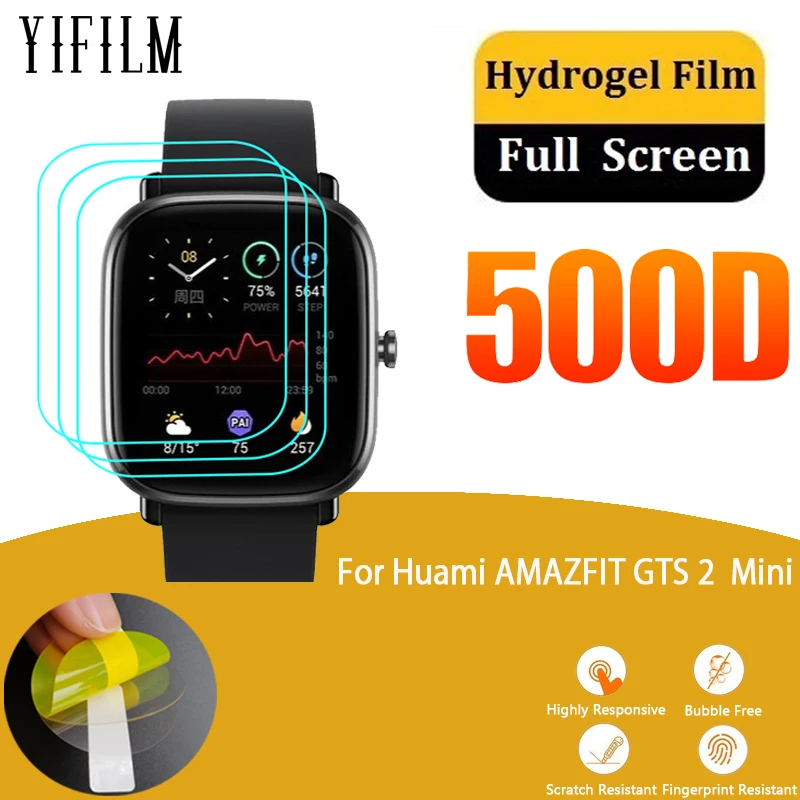 3Pcs Full Screen Protector Film For Huami AMAZFIT GTS 2 GTS2 Mini SmartWatch 0.08MM Soft TPU Hydrogel HD Clear Film Not Glass
3Pcs Full Screen Protector Film For Huami AMAZFIT GTS 2 GTS2 Mini SmartWatch 0.08MM Soft TPU Hydrogel HD Clear Film Not Glass