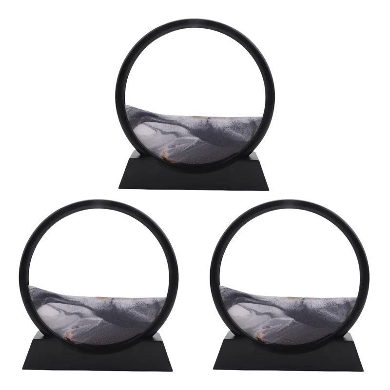 3X Moving Sand Art Picture Round Glass 3D Deep Sea Sandscape In Motion Display Flowing Sand Frame(7Inch)
3X Moving Sand Art Picture Round Glass 3D Deep Sea Sandscape In Motion Display Flowing Sand Frame(7Inch)