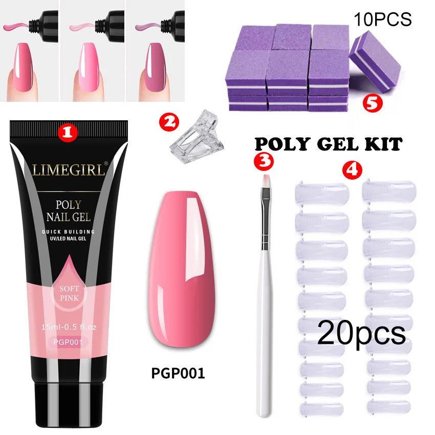 Acrylic UV Gel Extension Nail Gel Kit Quick Build Gel Nails Quick Extension Nail Kit Gel for Beginners Nail Art DIY at Home
Acrylic UV Gel Extension Nail Gel Kit Quick Build Gel Nails Quick Extension Nail Kit Gel for Beginners Nail Art DIY at Home