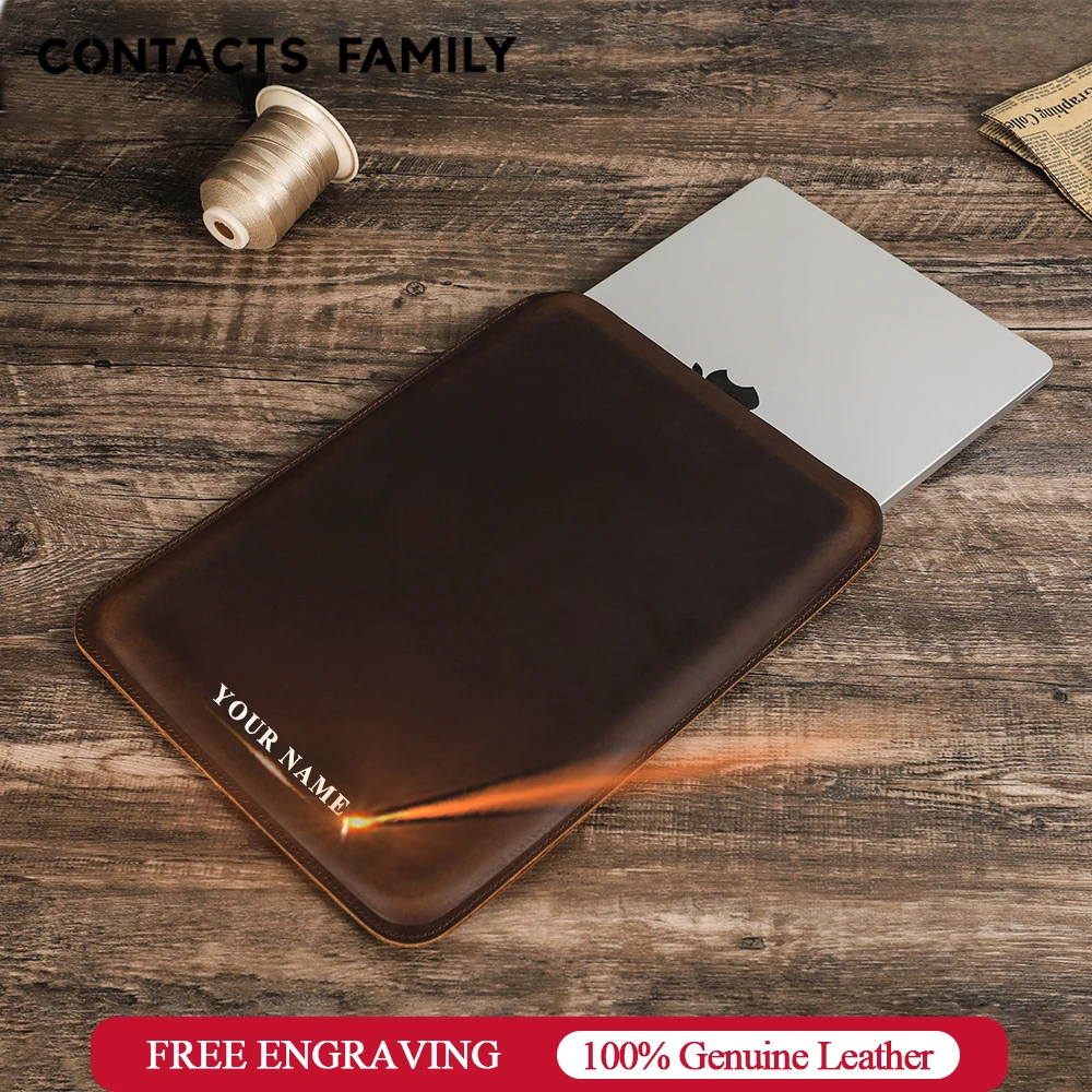 Luxury Genuine Leather Laptop Sleeve Case for Macbook Pro 14 16 2021 MacBook Air 13 m1 Retro Cover Pro 13 15 16 inch Accessories
Luxury Genuine Leather Laptop Sleeve Case for Macbook Pro 14 16 2021 MacBook Air 13 m1 Retro Cover Pro 13 15 16 inch Accessories