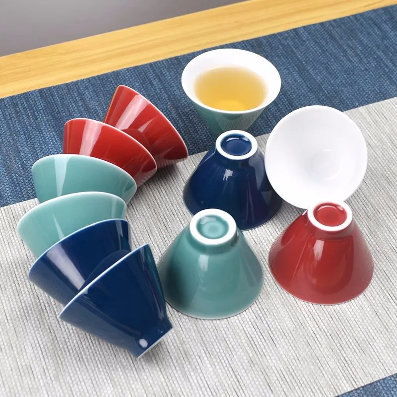 6pcs/Japanese Ceramic Cup Home Personal Small Tea Cup Single Cup Tea Host Cup Tea Hat Cup Teacup
6pcs/Japanese Ceramic Cup Home Personal Small Tea Cup Single Cup Tea Host Cup Tea Hat Cup Teacup