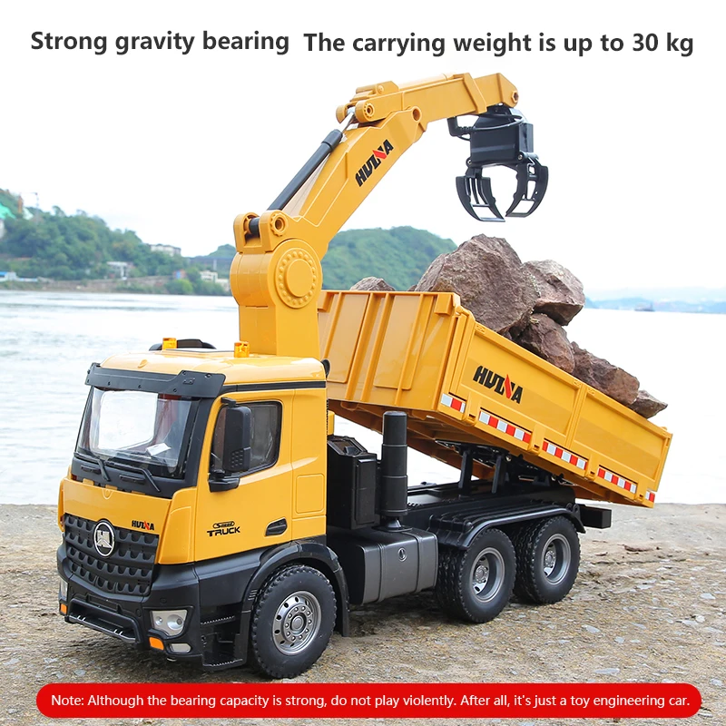 Huina 1575 RC Truck Remote Control Alloy Timber Grapplo 1/14 RC Engineering Vehicle Dump Truck 26 Channel Trailer Cars Toys Gift
Huina 1575 RC Truck Remote Control Alloy Timber Grapplo 1/14 RC Engineering Vehicle Dump Truck 26 Channel Trailer Cars Toys Gift