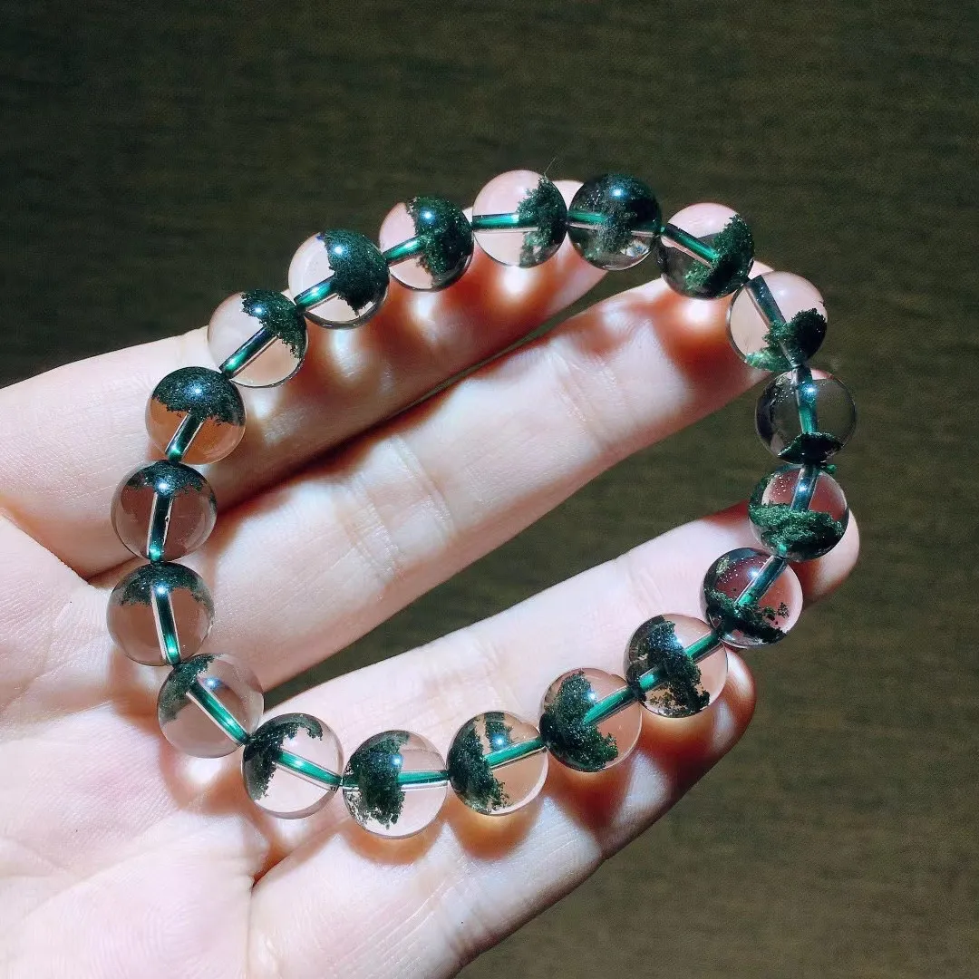 10mm Natural Green Phantom Quartz Bracelet For Women Lady Men Beauty Healing Luck Gift Clear Beads Crystal Strands Jewelry AAAAA 
10mm Natural Green Phantom Quartz Bracelet For Women Lady Men Beauty Healing Luck Gift Clear Beads Crystal Strands Jewelry AAAAA