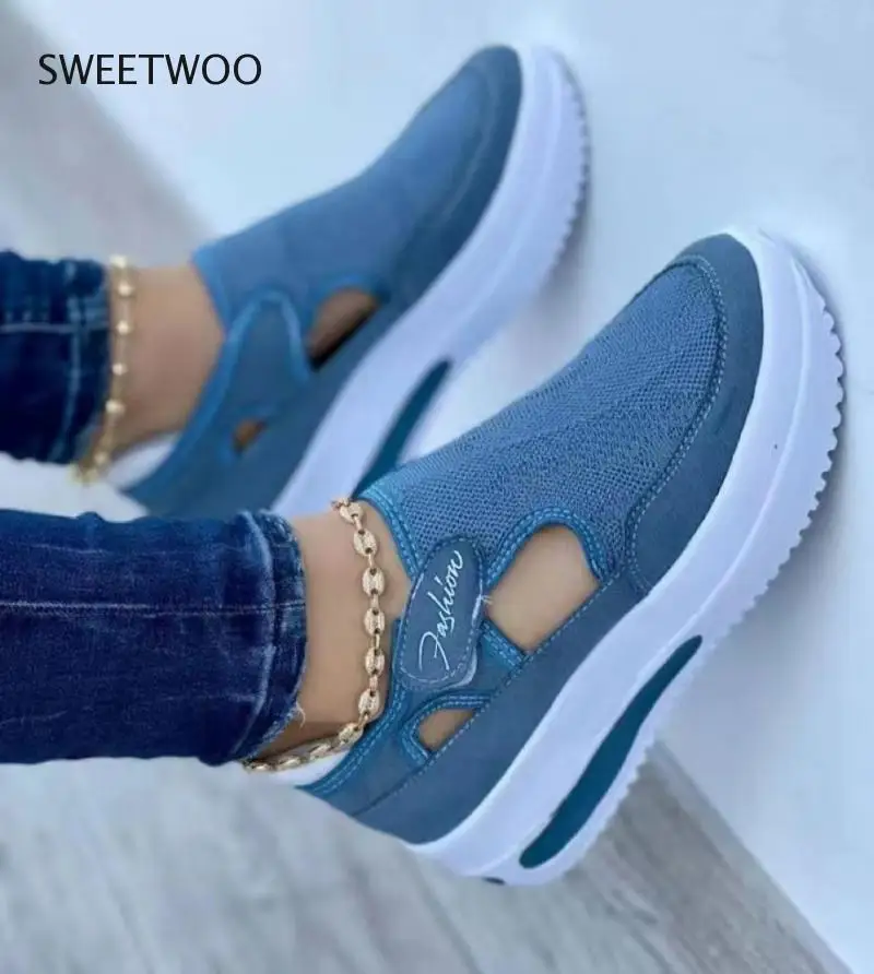 2022 Women Fashion Vulcanized Sneakers Platform Solid Color Flats Ladies Shoes Casual Breathable Wedges Ladies Walking Sneakers
2022 Women Fashion Vulcanized Sneakers Platform Solid Color Flats Ladies Shoes Casual Breathable Wedges Ladies Walking Sneakers