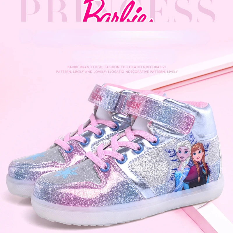 Disney Cartoon Frozen Children's Fashion Boots Princess Anna Elsa Girls Casual Shoes Autumn LED Light Flash Baby Shoes Size 34
Disney Cartoon Frozen Children's Fashion Boots Princess Anna Elsa Girls Casual Shoes Autumn LED Light Flash Baby Shoes Size 34