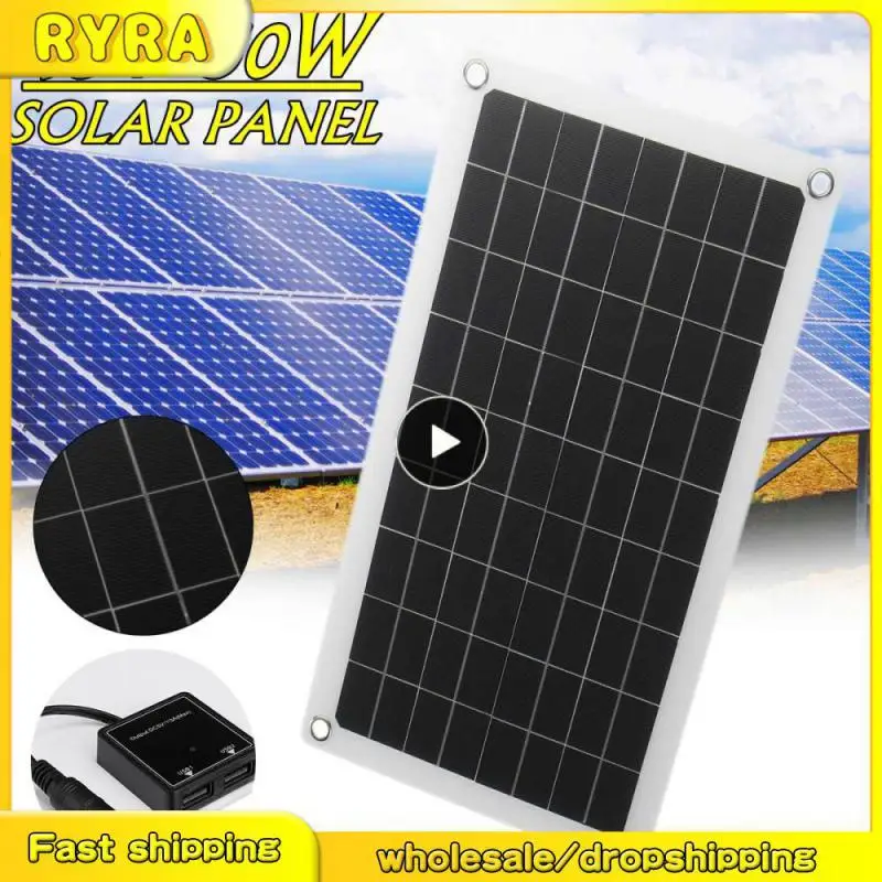 Solar Cell Portable 50w Phone Charger Practical Solar Panel Solar Charger Car Accessories Outdoor Battery Supply Universal 12v
Solar Cell Portable 50w Phone Charger Practical Solar Panel Solar Charger Car Accessories Outdoor Battery Supply Universal 12v