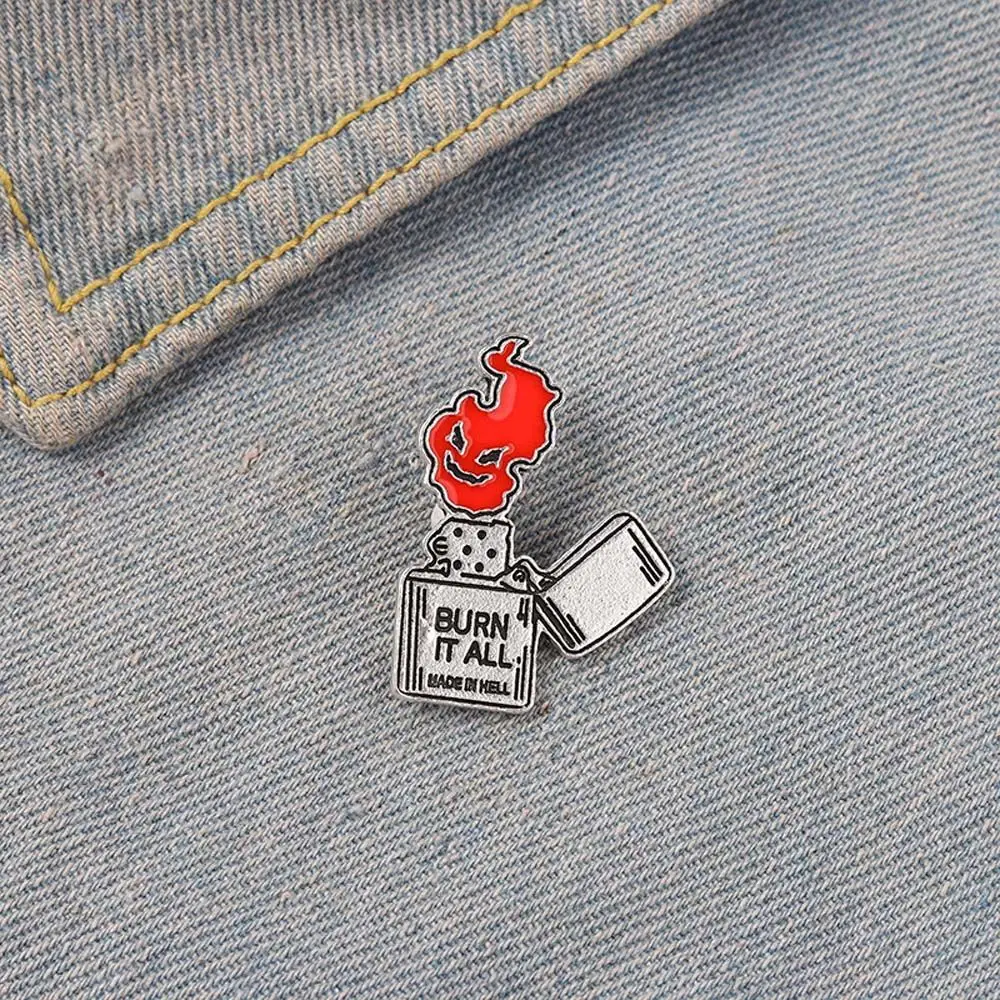 Backpack Jewelry Accessories Gift For Women Lighter Design Collar Brooch Lapel Brooch Brooches Pin Lighter Brooch Enamel Pin
Backpack Jewelry Accessories Gift For Women Lighter Design Collar Brooch Lapel Brooch Brooches Pin Lighter Brooch Enamel Pin