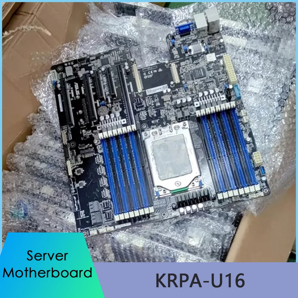 

For ASUS KRPA-U16 DDR4 PCIe 4.0 M.2 MAX 2TB 225W TDP Support EPYC 7002 Server Motherboard