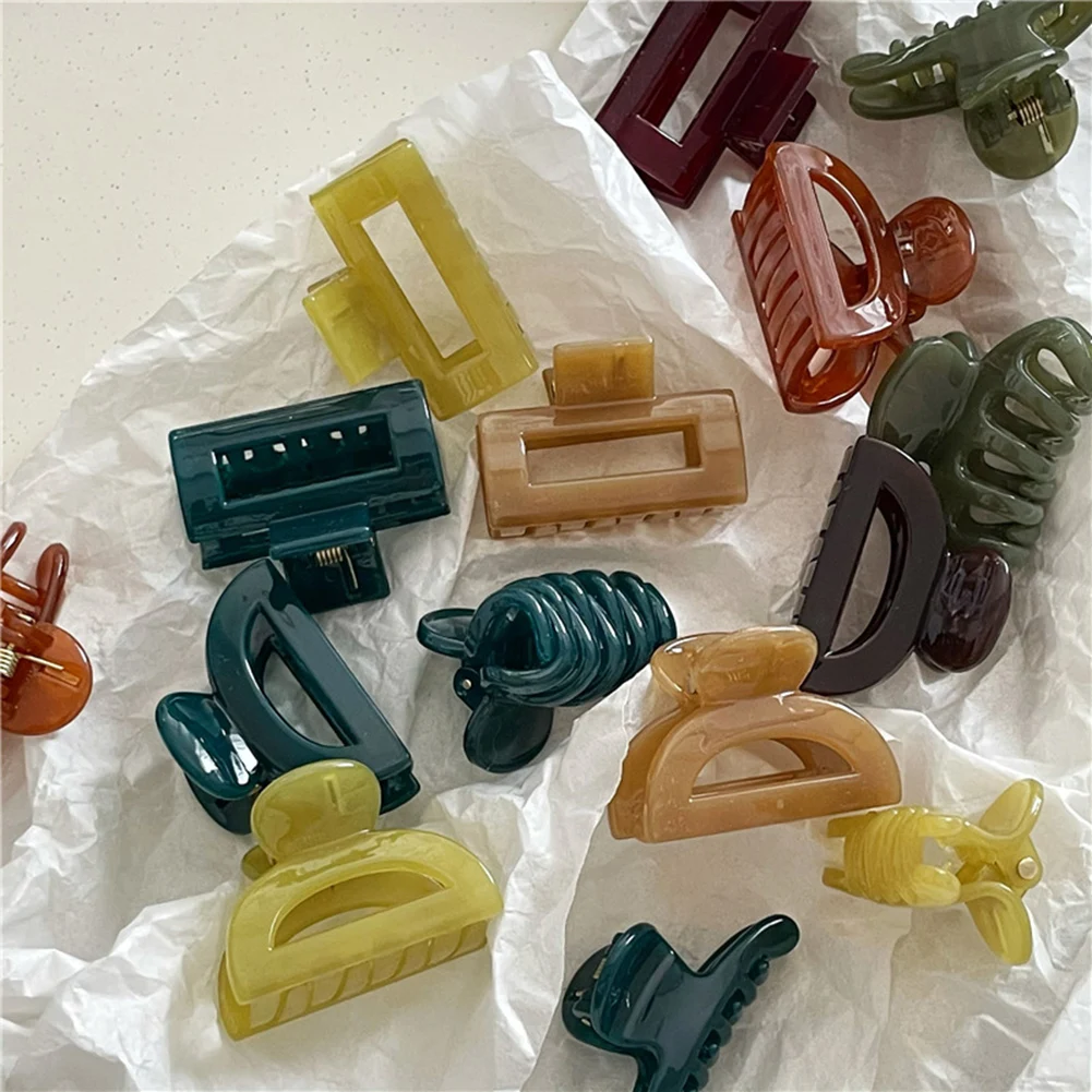 4Pcs Cute Mini Square Crab Hair Clip Small Flower Acrylic Hair Claws Clips For Girls Women Children Barrettes Hair Accessories 
4Pcs Cute Mini Square Crab Hair Clip Small Flower Acrylic Hair Claws Clips For Girls Women Children Barrettes Hair Accessories